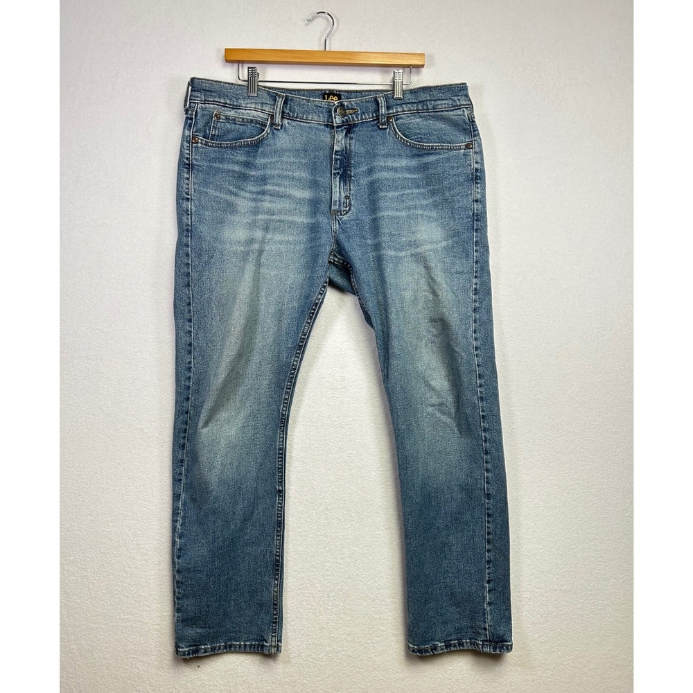 Lee‎ Jeans Mens 38x30 Slim Fit Light Wash Denim Casual Pants